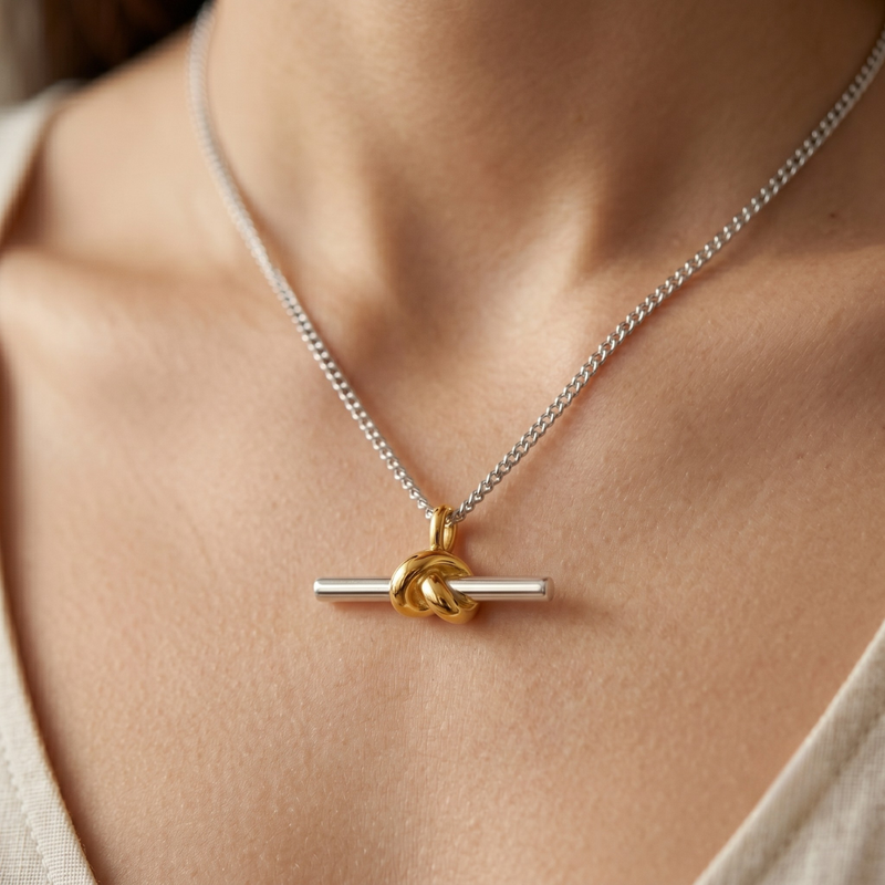Duality Knot Necklace