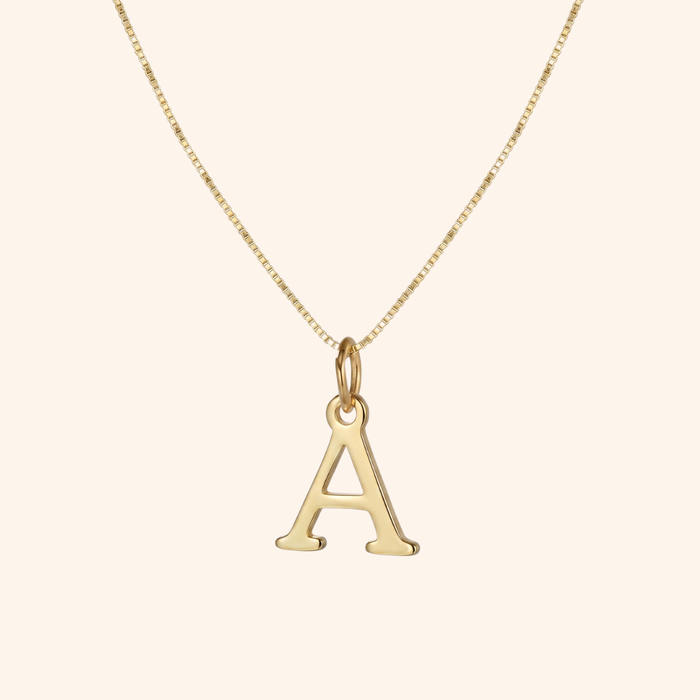 Initial Letter Necklace