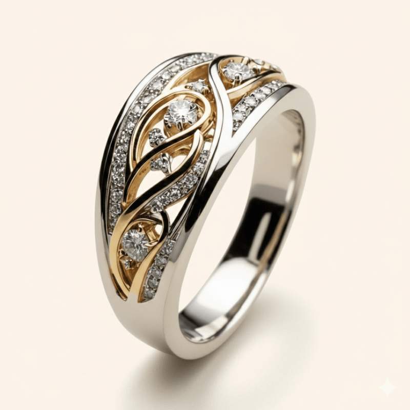Noor Divine Wave Gold & Silver