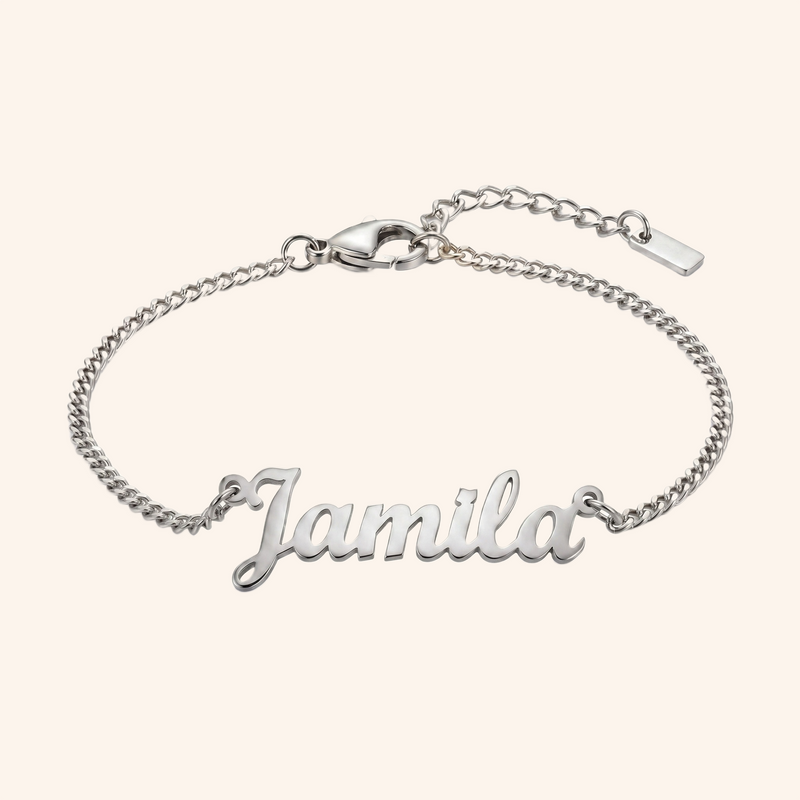 English Custom Name Bracelet
